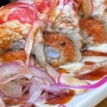 NISHI Tuna/Tempura Roll DELICIOUS!!